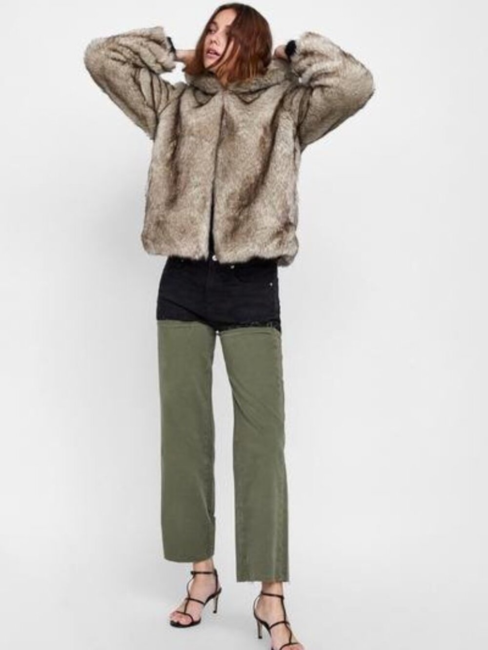 Zara Faux Fur Jacket
